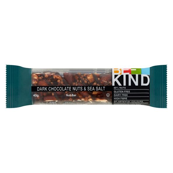 Be-kind einzelne dunkle Schokoladennüsse, Meersalz (12x40gr)
