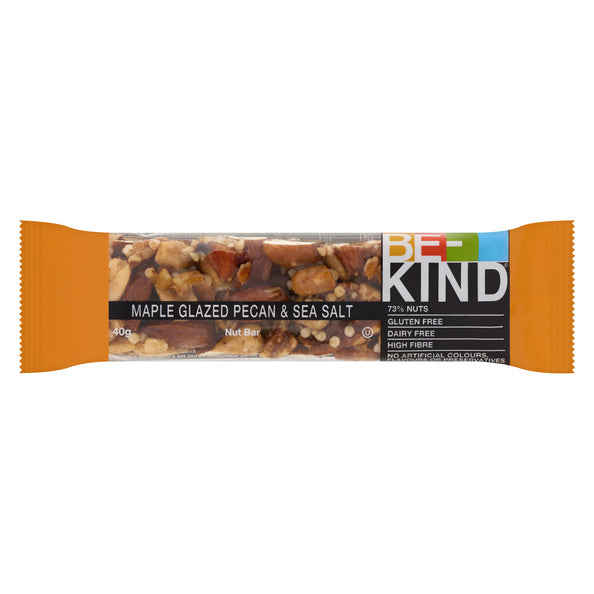 Be-kind Single Maple glasiertes Pekannuss-Meersalz (12x 40gr)