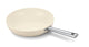 Beka Cicla Bratpfanne 24 cm, cremefarbenes Aluminium, Edelstahl mit Antihaftbeschichtung