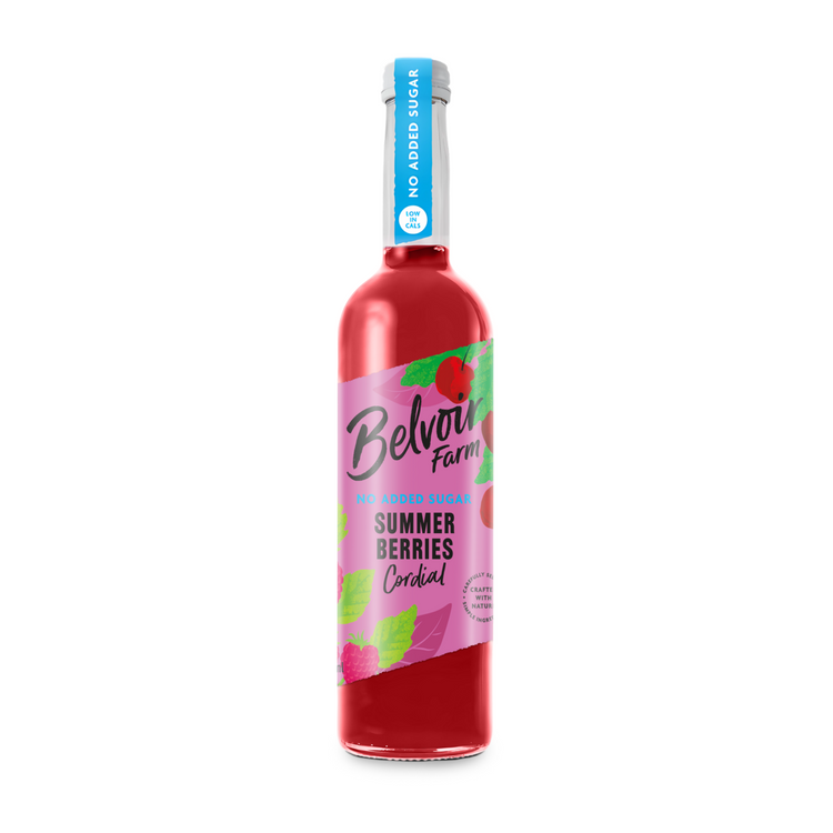 Belvoir Sommerbeerensirup ohne Zuckerzusatz (6x 500ml)