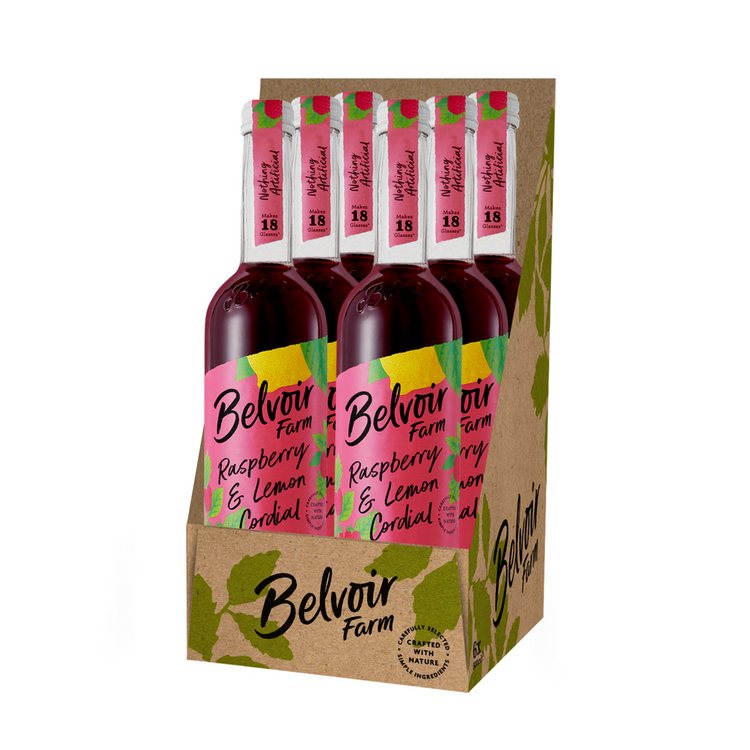 Belvoir Sirup Himbeer-Zitronen-Coridal Bio (6x 500ml)