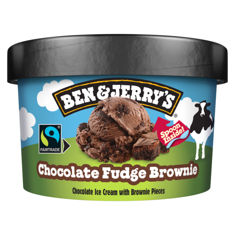 Ben Jerry's Shortie Chocolate Fudge Brownie (12x 100 ml)