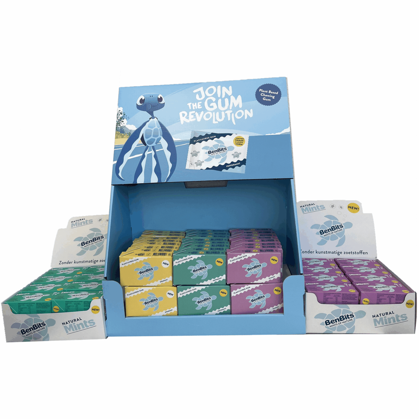 Benbits Kassendisplay Kaugummi-Mints (108 Stück)