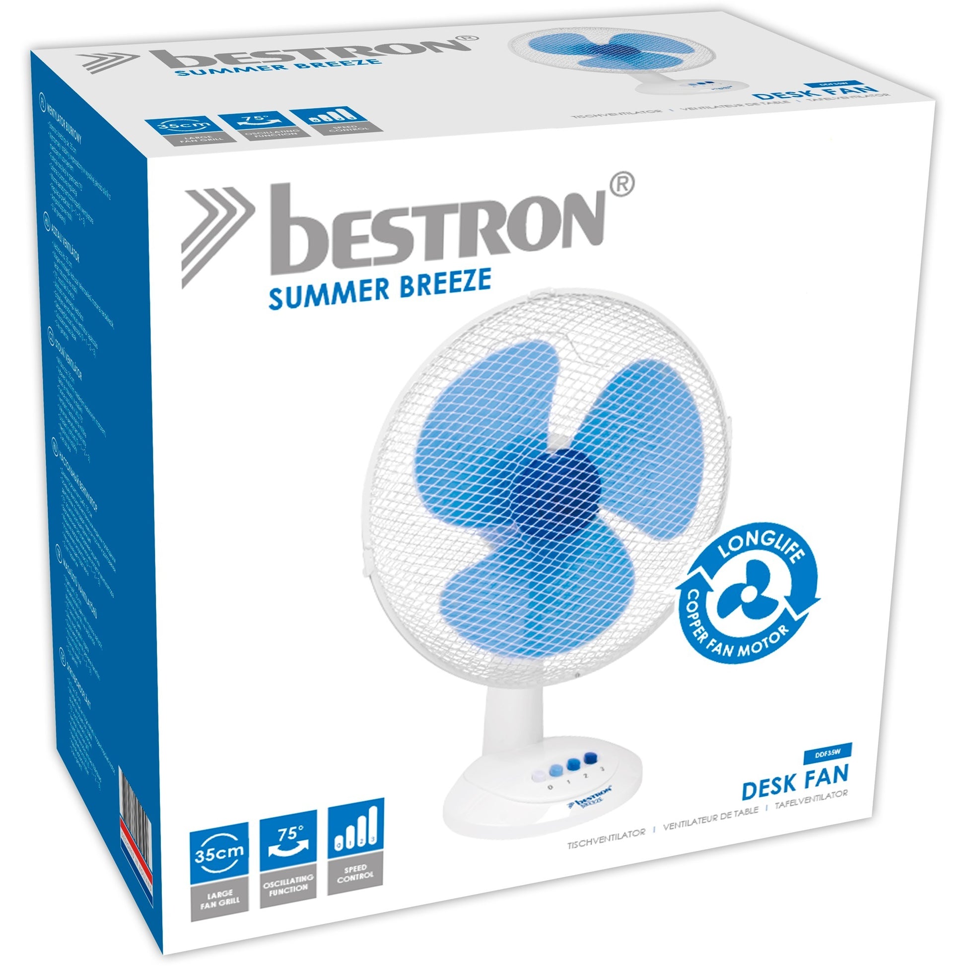 Bestron DDF35W Tischfan