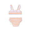 Bluey | Orangefarbene Mädchen UV Bikini