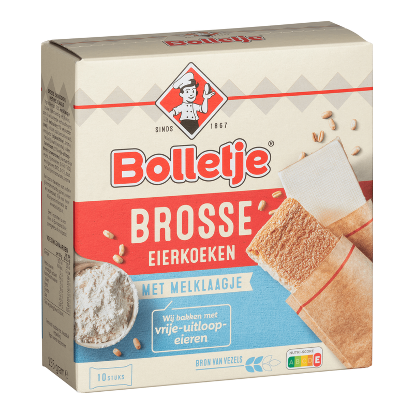 Kugel aus Krokant-Eierkuchen mit Milchschicht (10x 15,5gr)