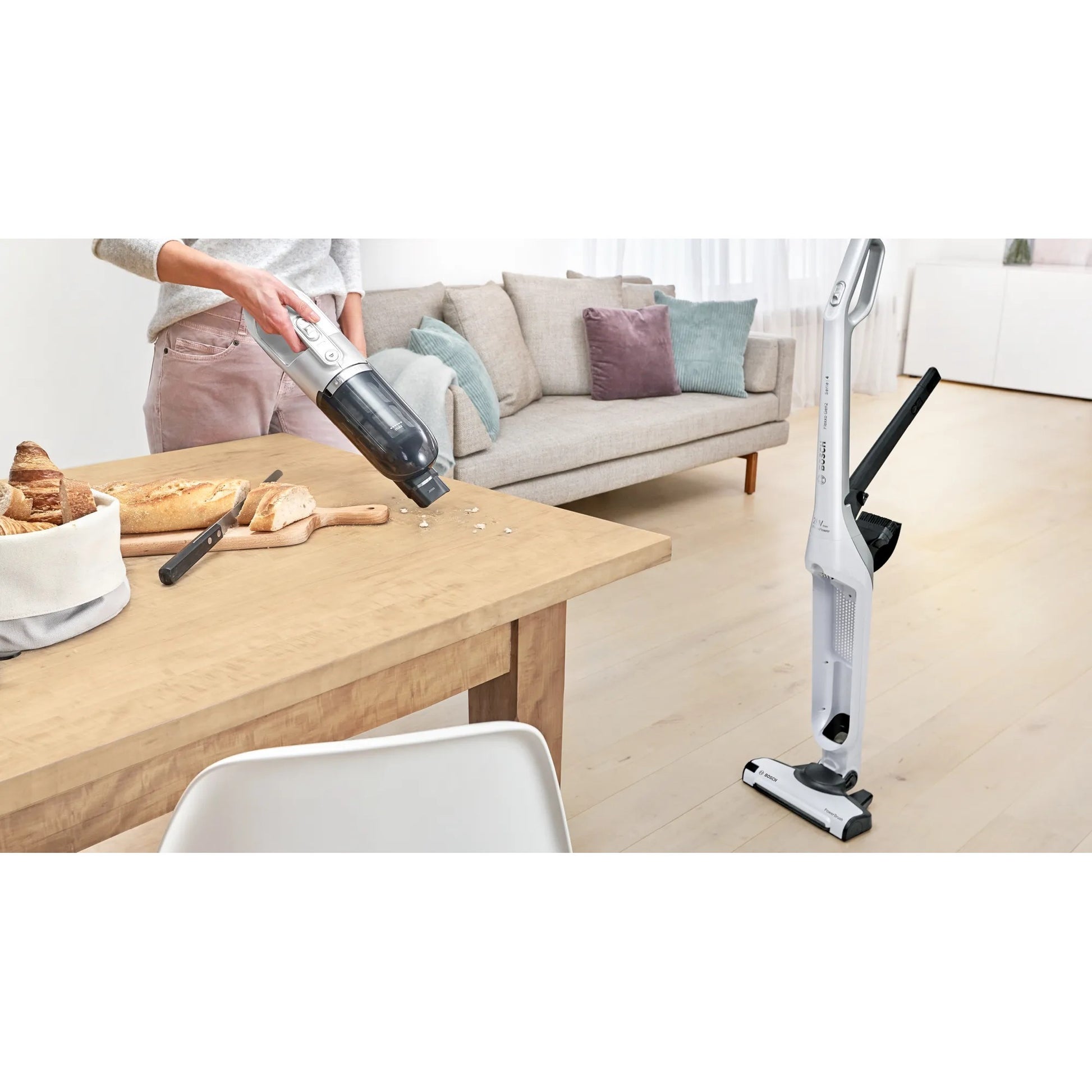 Bosch Serie 4 drahtloser Stahlstaubsauger FlexXO Gen2 28VM