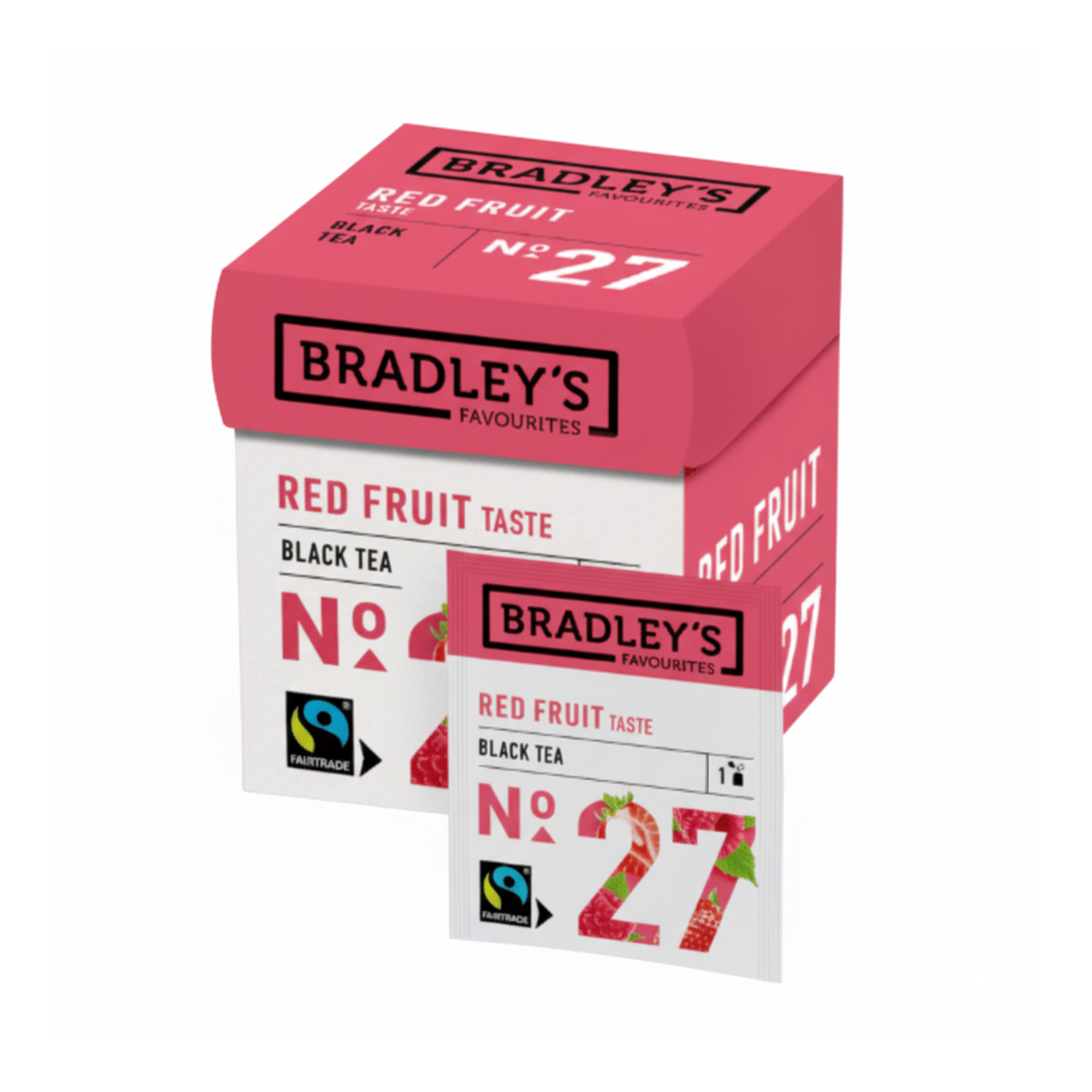 Bradleys Lieblings-Schwarztee, rote Früchte Nr. 27 (72x 2g)