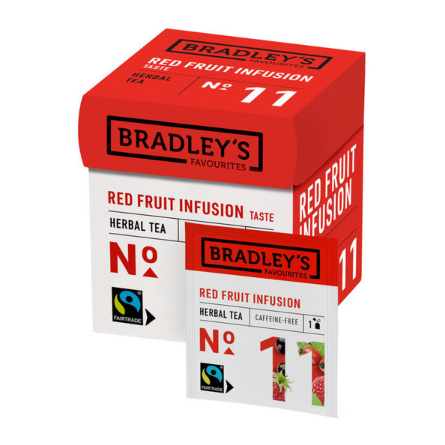 Bradleys Lieblingsaufguss aus roten Früchten Nr. 11 (72x 1,5 Gramm)