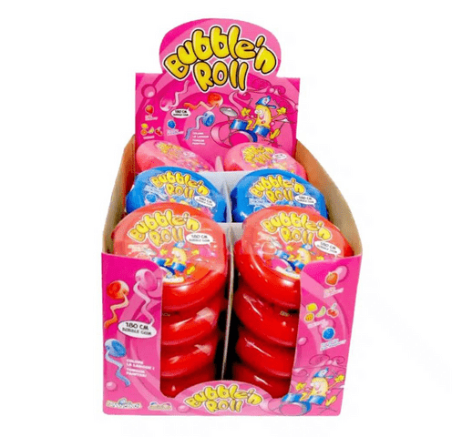 Lustige Süßigkeiten Bubble 'n Roll (24x 58gr)