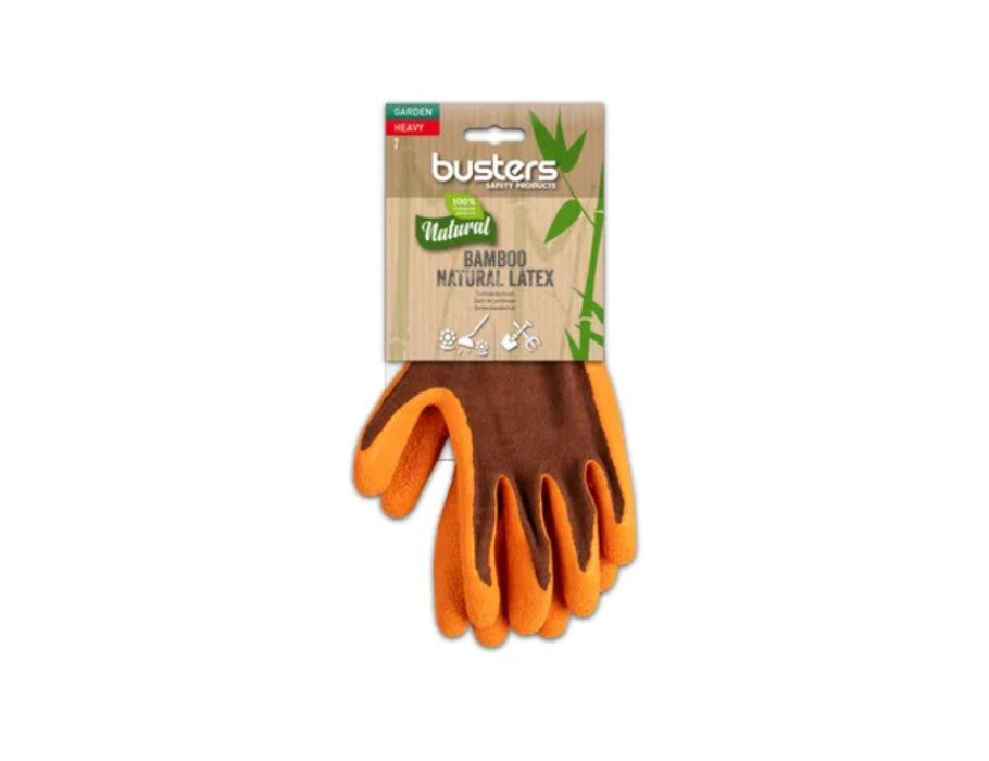 Busters Garden Glove Heavy Bambus Natural Latex Größe 10