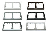 Opaler Abdeckrahmen 2-fach chrom - afbeelding 2