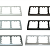 Opaler Abdeckrahmen 3-fach chrom