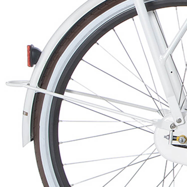 Cortina Fender Stab hinten 28 E-U4 Weiße Perle