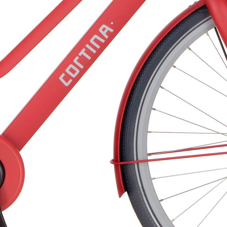 Cortina Fender für 28 gemeinsame rote matt matt
