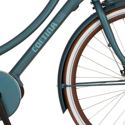 Cortina Fender für 28 E-U4 Irish Blue Matt