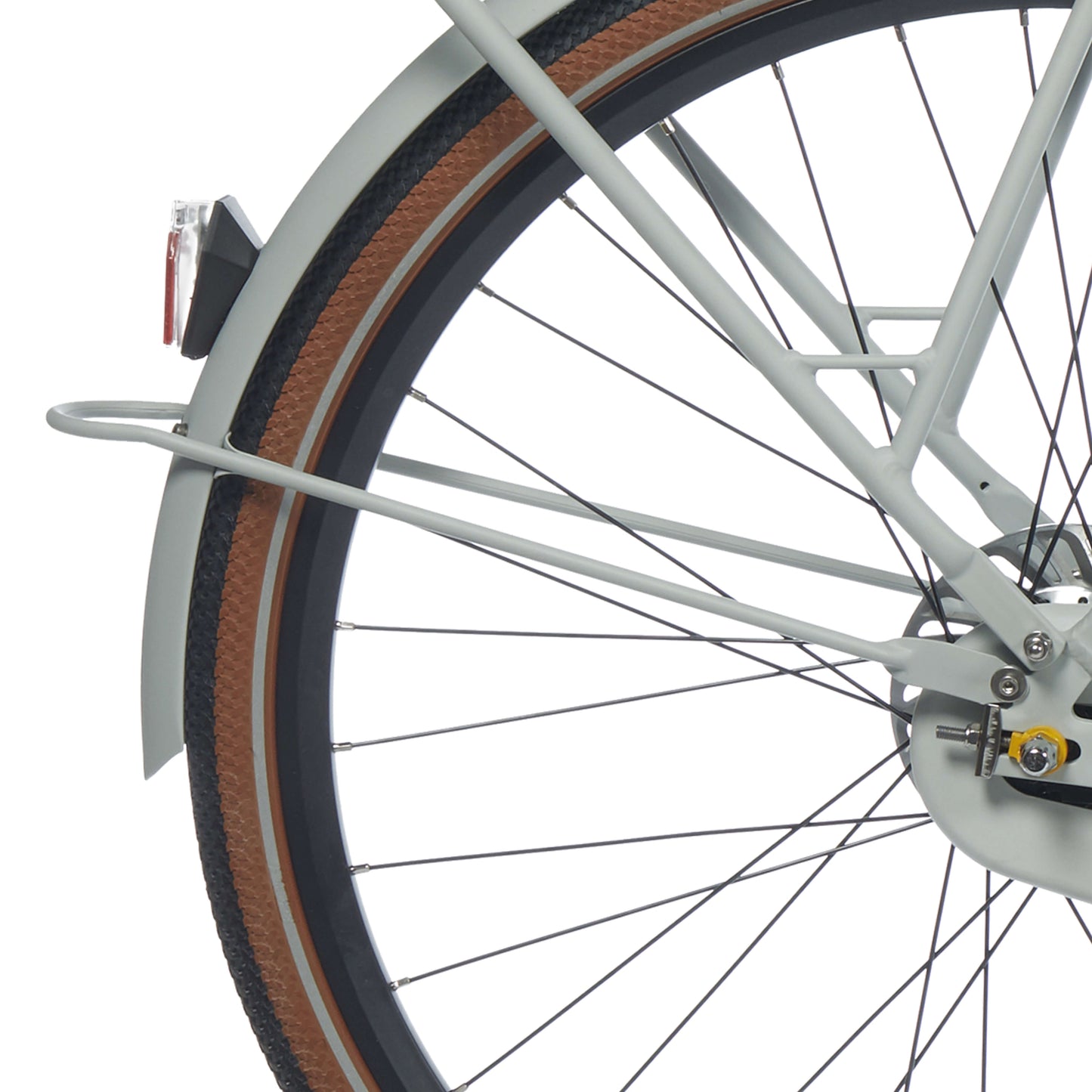 Cortina Fender Stab hinten 28 E-U4 glatt grauer Matt