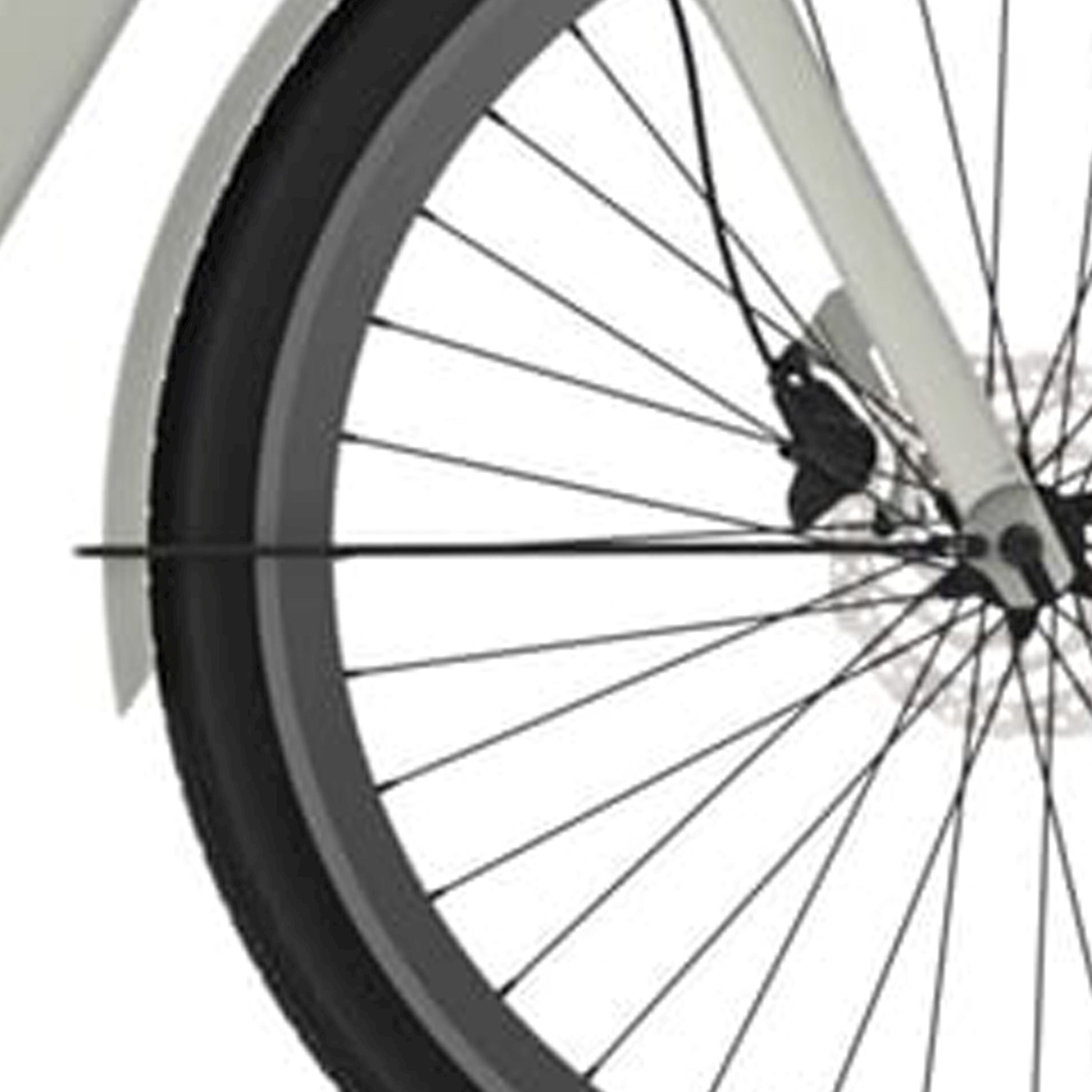 Cortina Fender Rod für 28 E-Nite Metallic Silver Matt