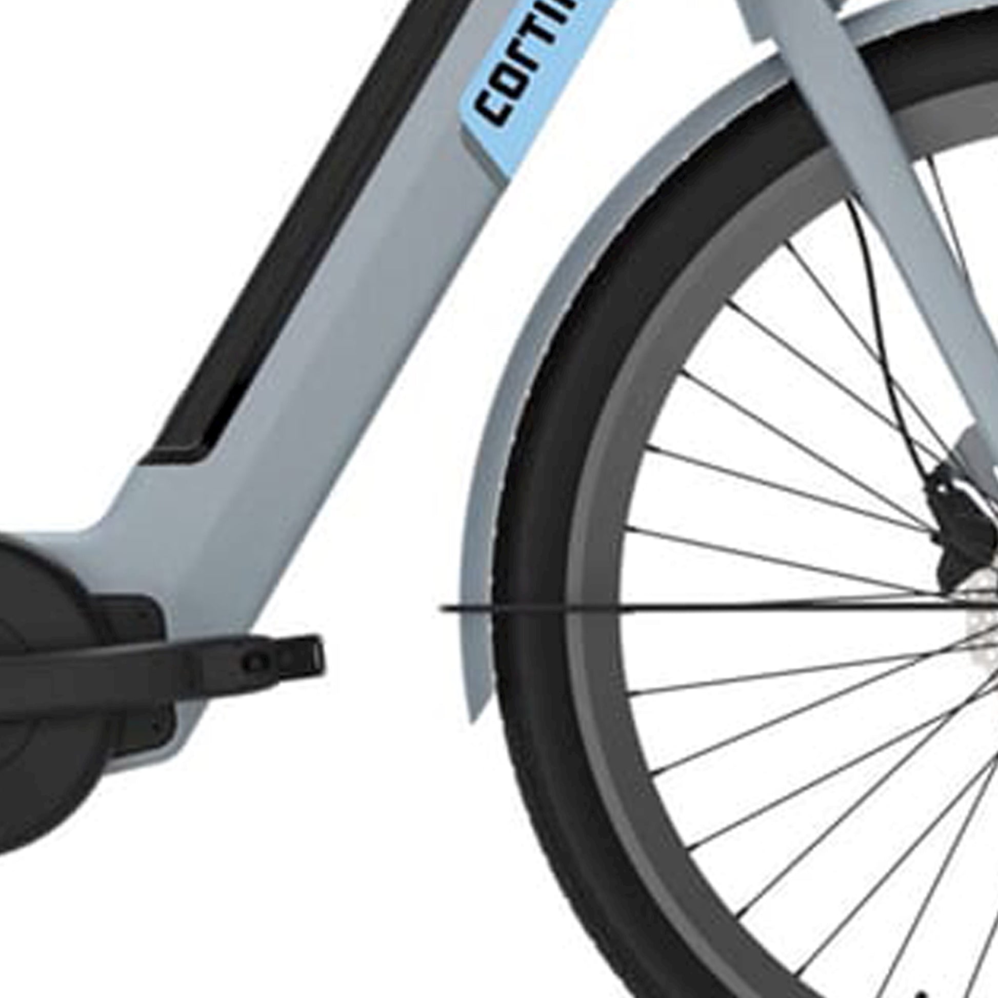 Cortina Fender für 28 E-Nite Metal Blue Matt
