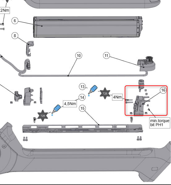 Cortina-Schließmechanismus-Abdeckung Bosch Bes3