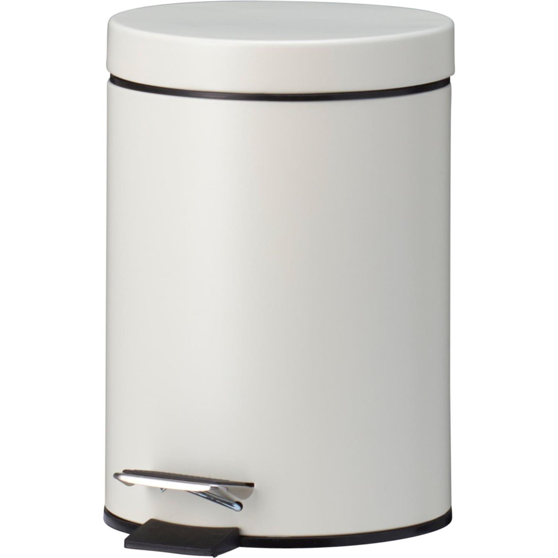 Treteimer-Set à 2 Stück 3l-12l cremefarben
