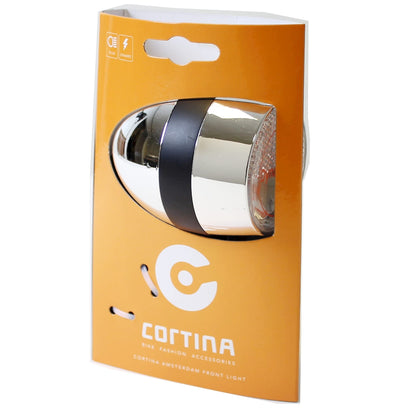 Cortina Scheinwerfer Amsterdam Dynamo Chrom Schwarz