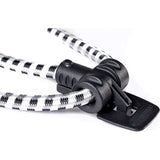 Cortina Snachtbinder Jakarta 76 cm weiß schwarz - afbeelding 2
