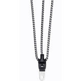 Cortina Snachtbinder Jakarta 76 cm weiß schwarz - afbeelding 1