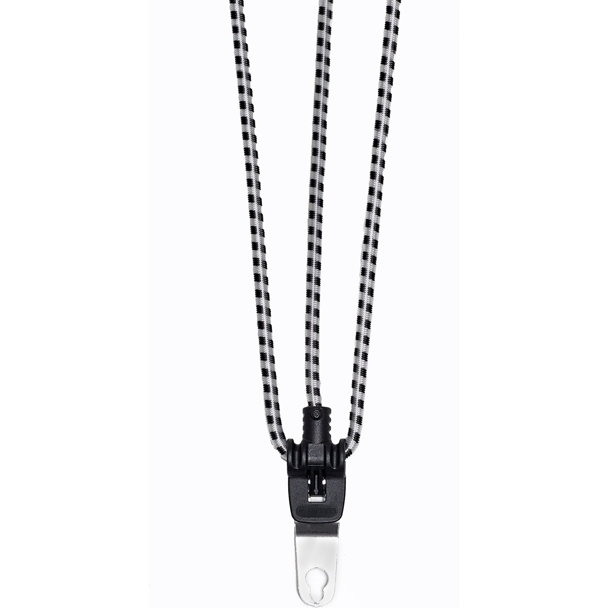 Cortina Snelbinder Jakarta 62 cm weiß schwarz