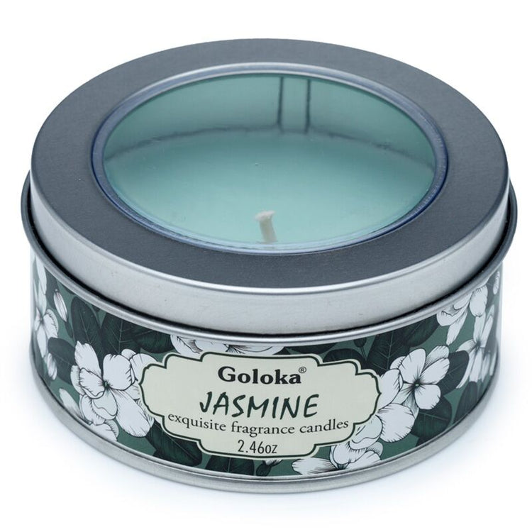 Goloka Jasmine Paraffin Wachs Wachs -Duftkerze in Konserven