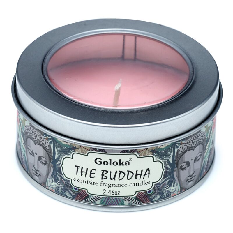 Goloka Buddha Paraffine Wachs Wachskerze im Licht