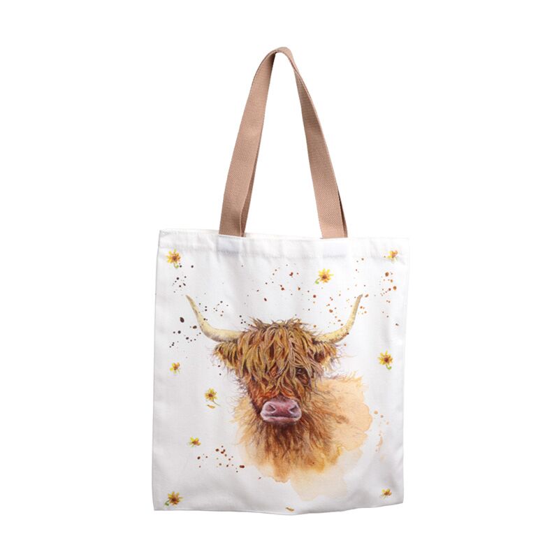Jan Pashley Highland Cow Poly Wattebeutel