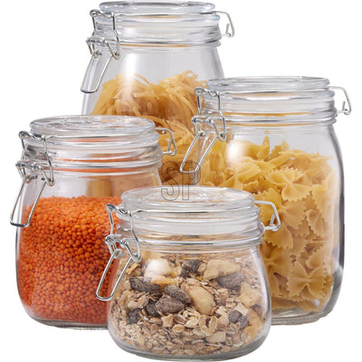 Ausgezeichnetes Vorratsglas-Set für Haushaltswaren, 4-teilig