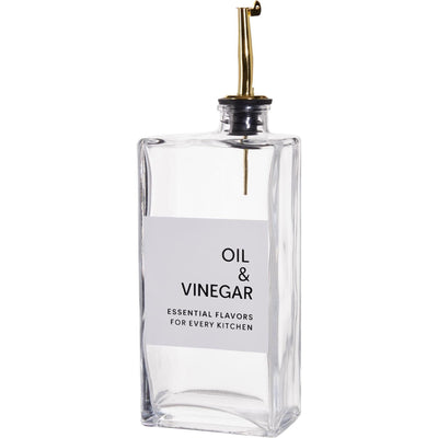 Excellent Houseware Öl-Essig-Flasche aus Glas, 500 ml