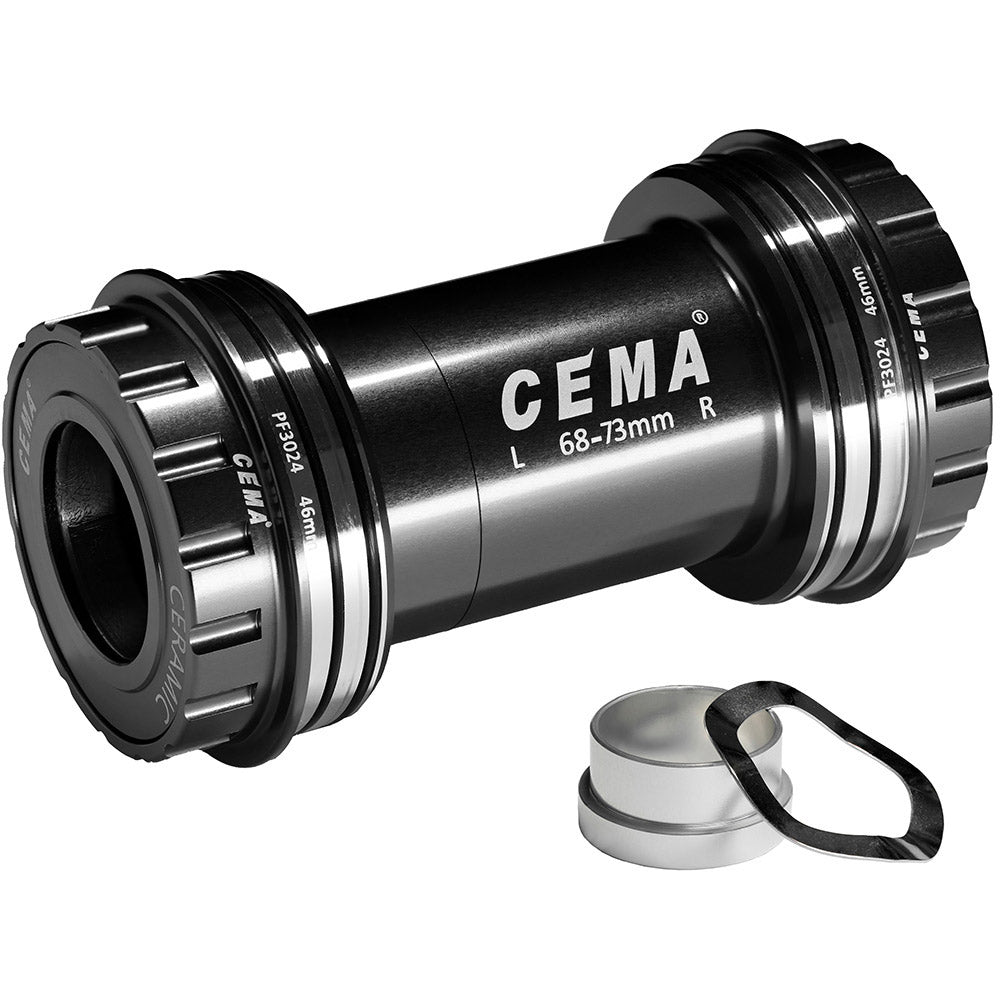 Cema Bracketas PF30 SRAM GXP SG3 Beschichteter Keramikschwarz