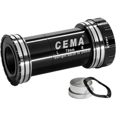 Cema Bracketas Bbright42 SRAM GXP SG3 Beschichteter Keramikschwarz