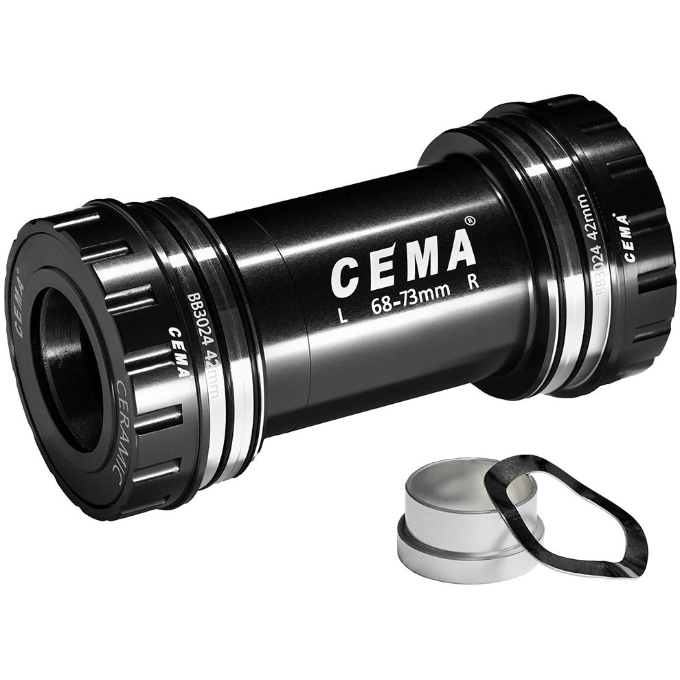 Cema Bracketas BB30 SRAM GXP SG3 Beschichteter Keramikschwarz