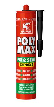 Griffon Polymax Fix Seal Montage-Dichtungsset schwarz 425g