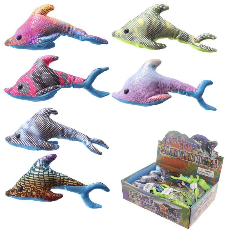 Delphin -Tier Umarmungen Sandtiere 14 cm