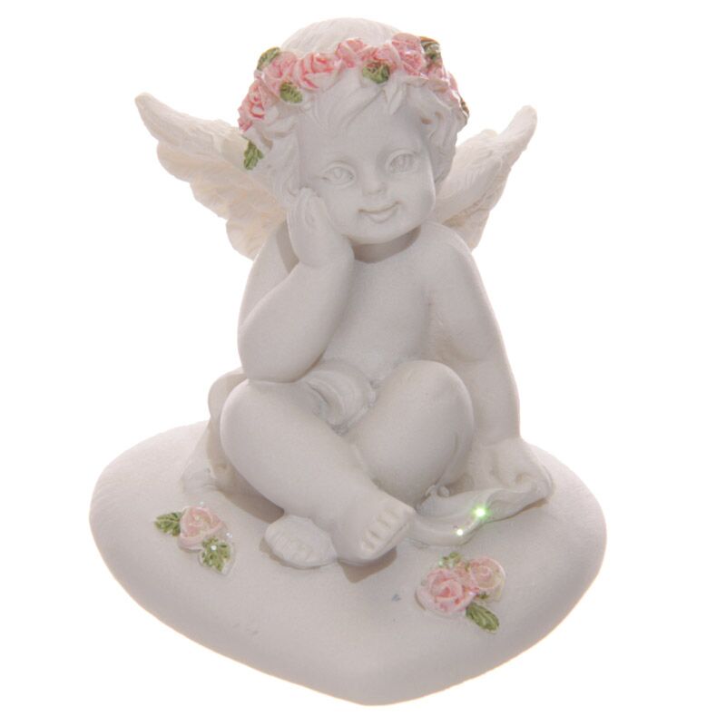 Cherubin rosa Rosen ist im Herzen