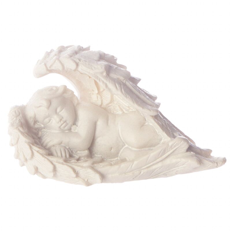 Cherub in Engel Flügeln, Statue in einer Tasche