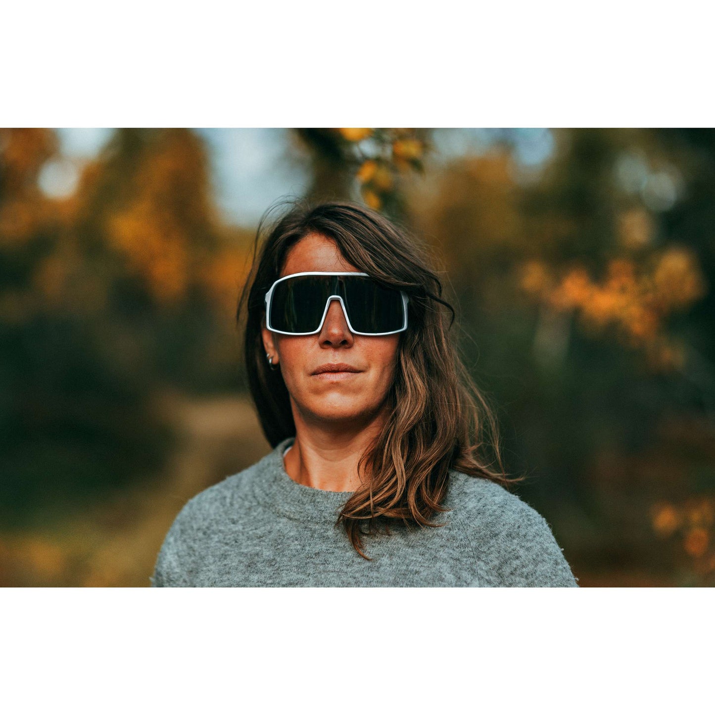 Chpo -Brille Erica weißer Silberspiegel