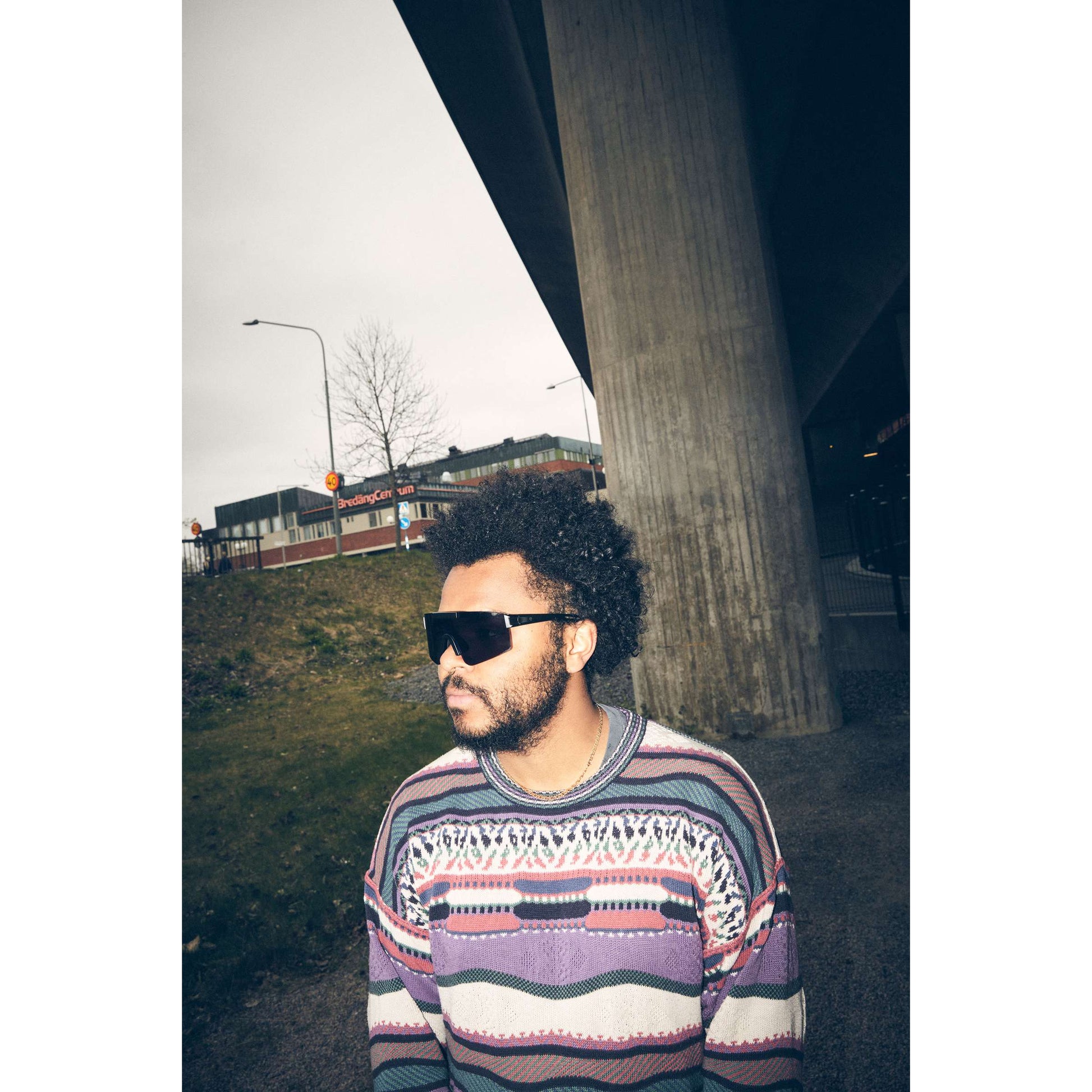 Chpo -Brille Luca Black Purple