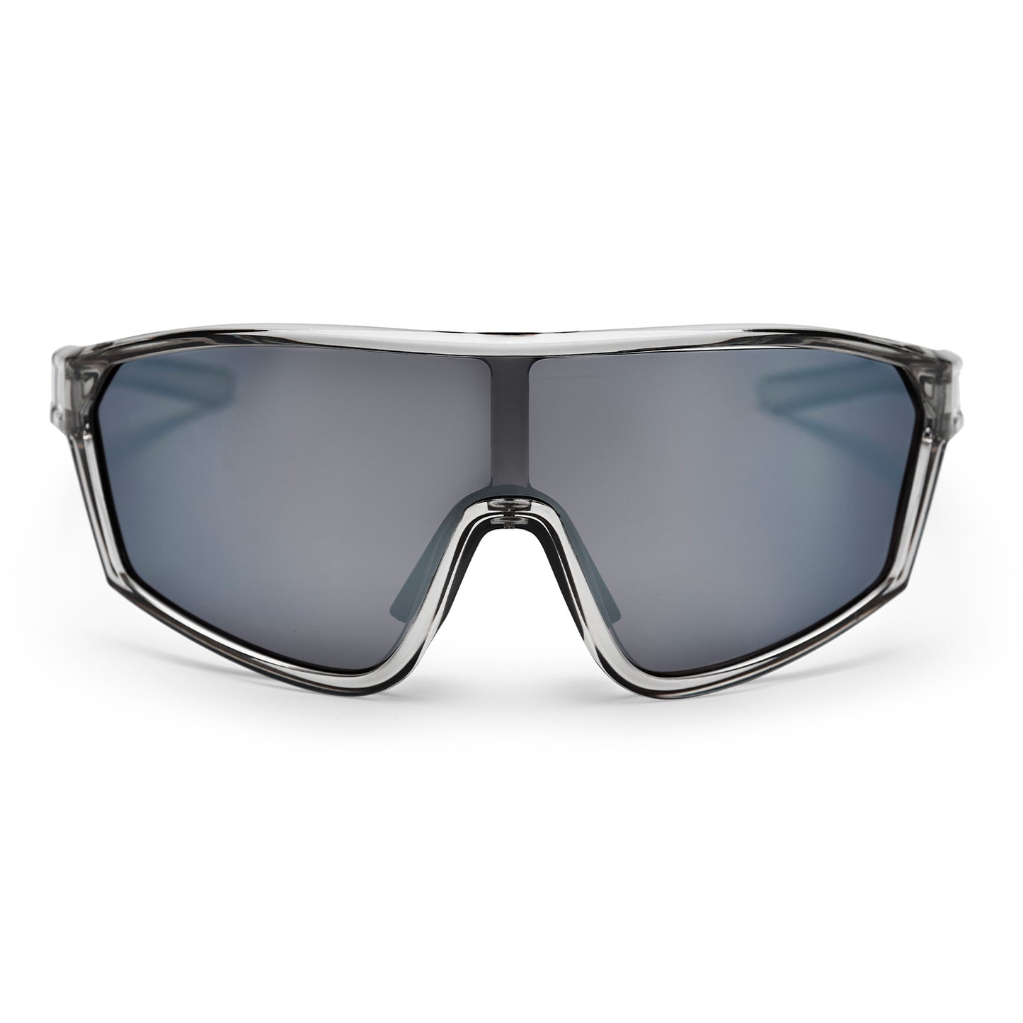 CHPO -Brille Vinfred grauer transparenter Silberspiegel