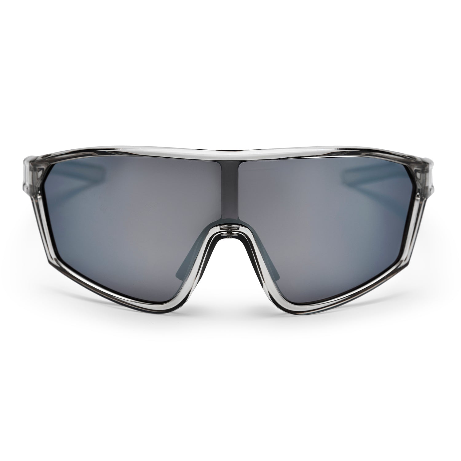 CHPO -Brille Vinfred grauer transparenter Silberspiegel