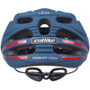 Buzaglo MTB Helm Blattgröße M 54-57 cm Majolica Blau