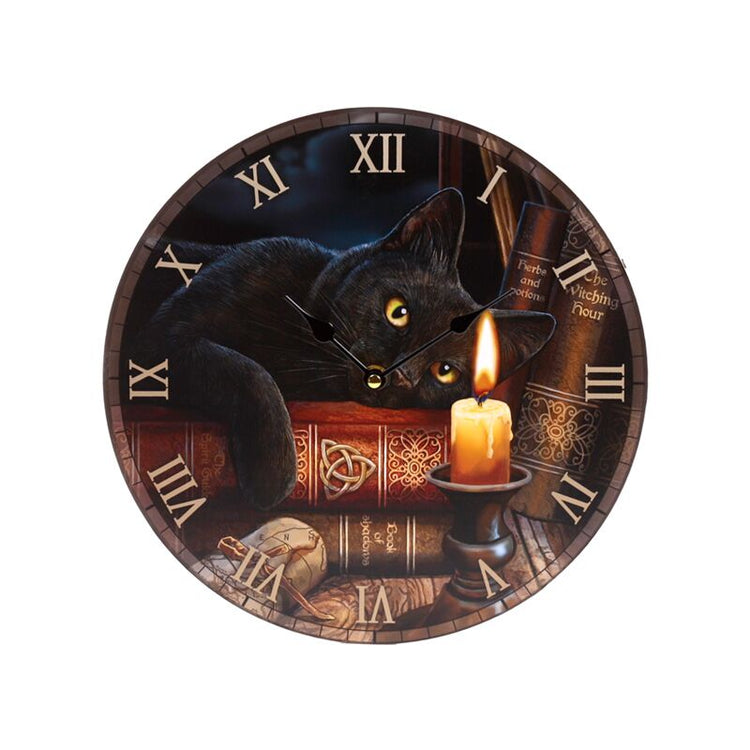 Lisa Parker Hexenstunde Katzen gedruckte Uhr
