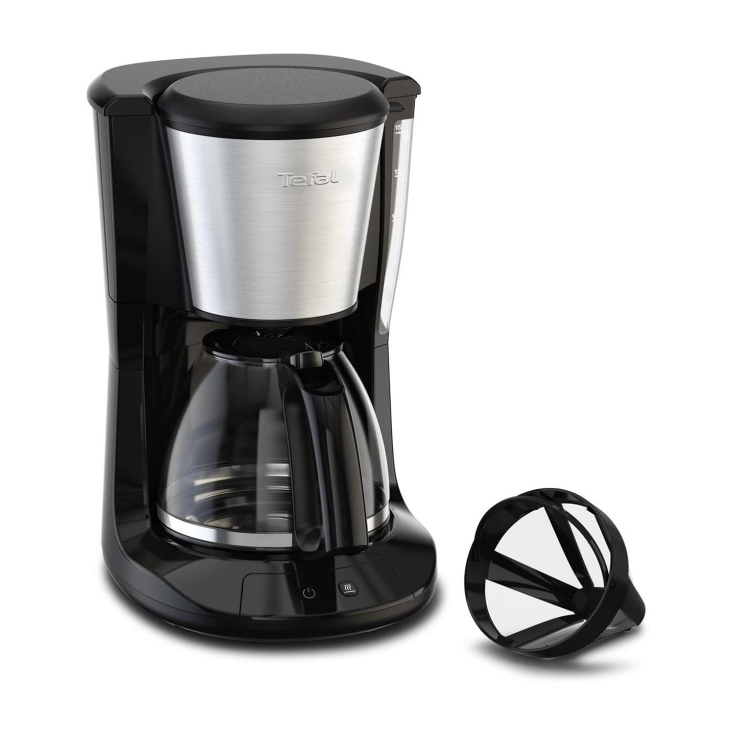 Tefal Subito Edelstahl-Kaffeemaschine 1,25 l