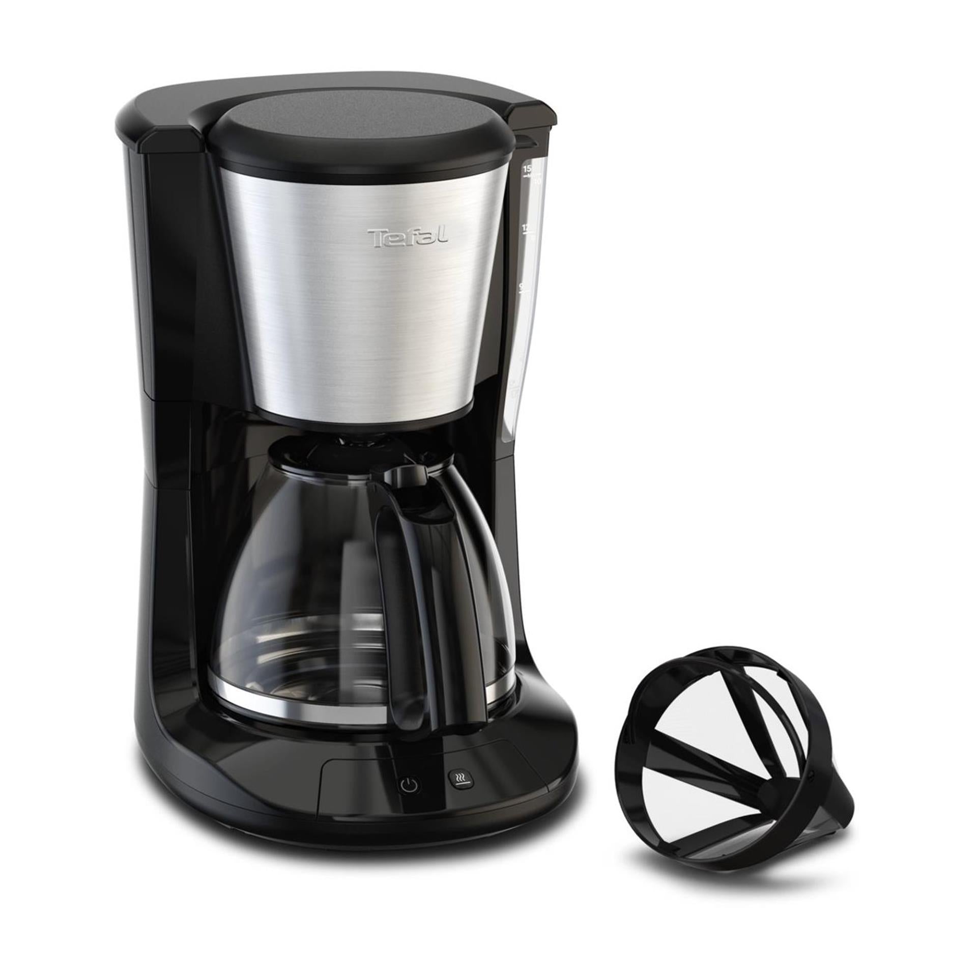 Tefal Subito Edelstahl-Kaffeemaschine 1,25 l