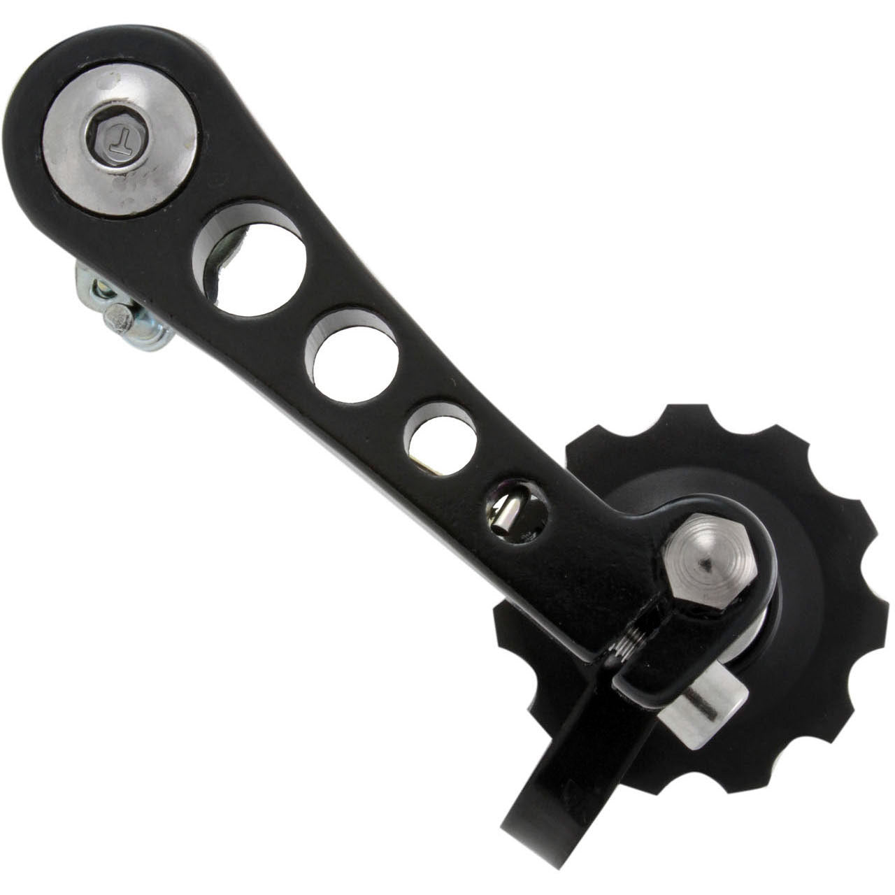 Kettenspanner Aluminium 68mm schwarz BMX Dirt Single Speed